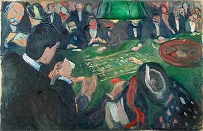 At the Roulette Table in Monte Carlo Edvard Munch